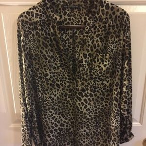 Zac & Rachel Leopard Blouse